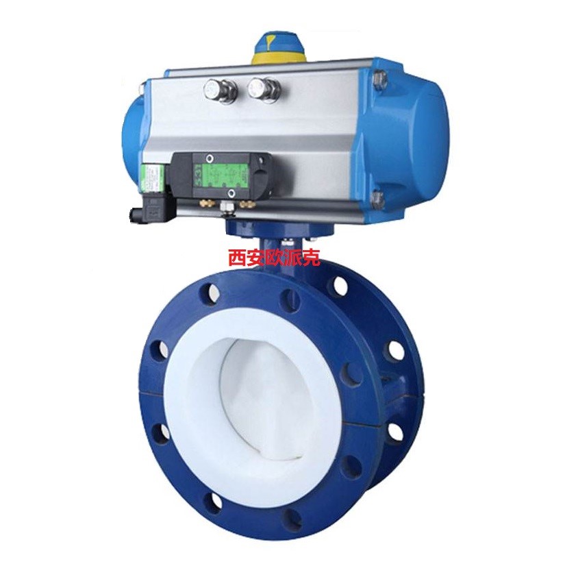 定边气动衬四氟蝶阀