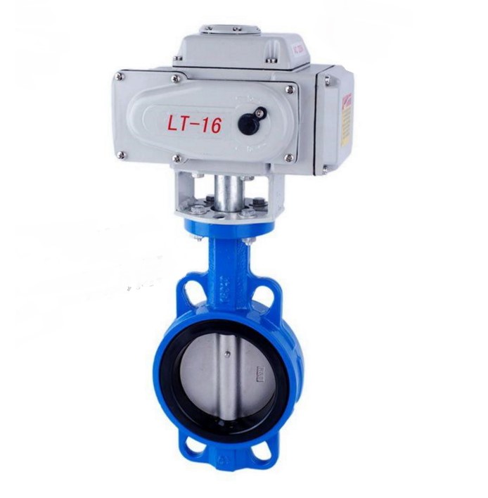 定边电动对夹蝶阀