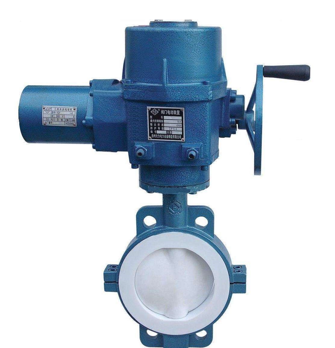 定边电动衬四氟蝶阀