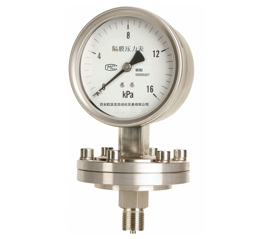 定边隔膜压力表